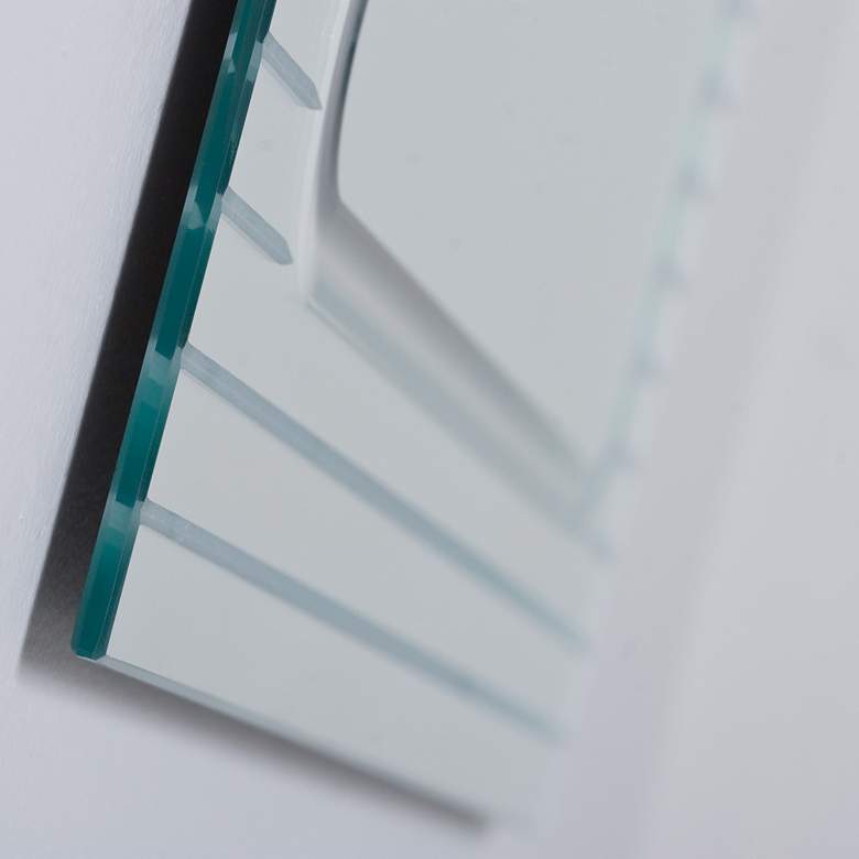 Image 4 Deco 23 1/2" x 31 1/2" Rectangular Frameless Wall Mirror more views