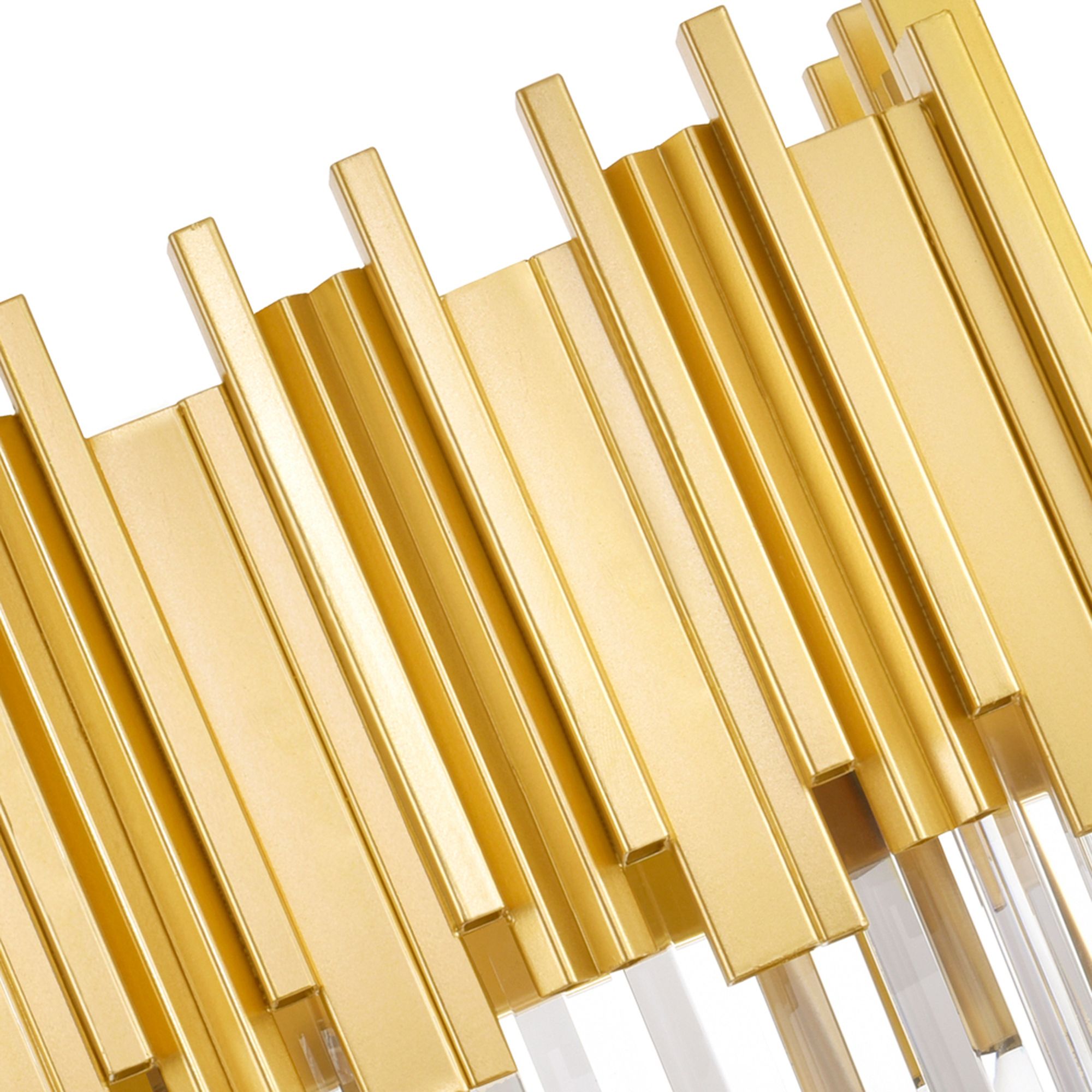 Image 5 Deco 3 Light Medallion Gold Vanity Light more views