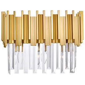 Image1 of Deco 3 Light Vanity Light With Medallion Gold Finish