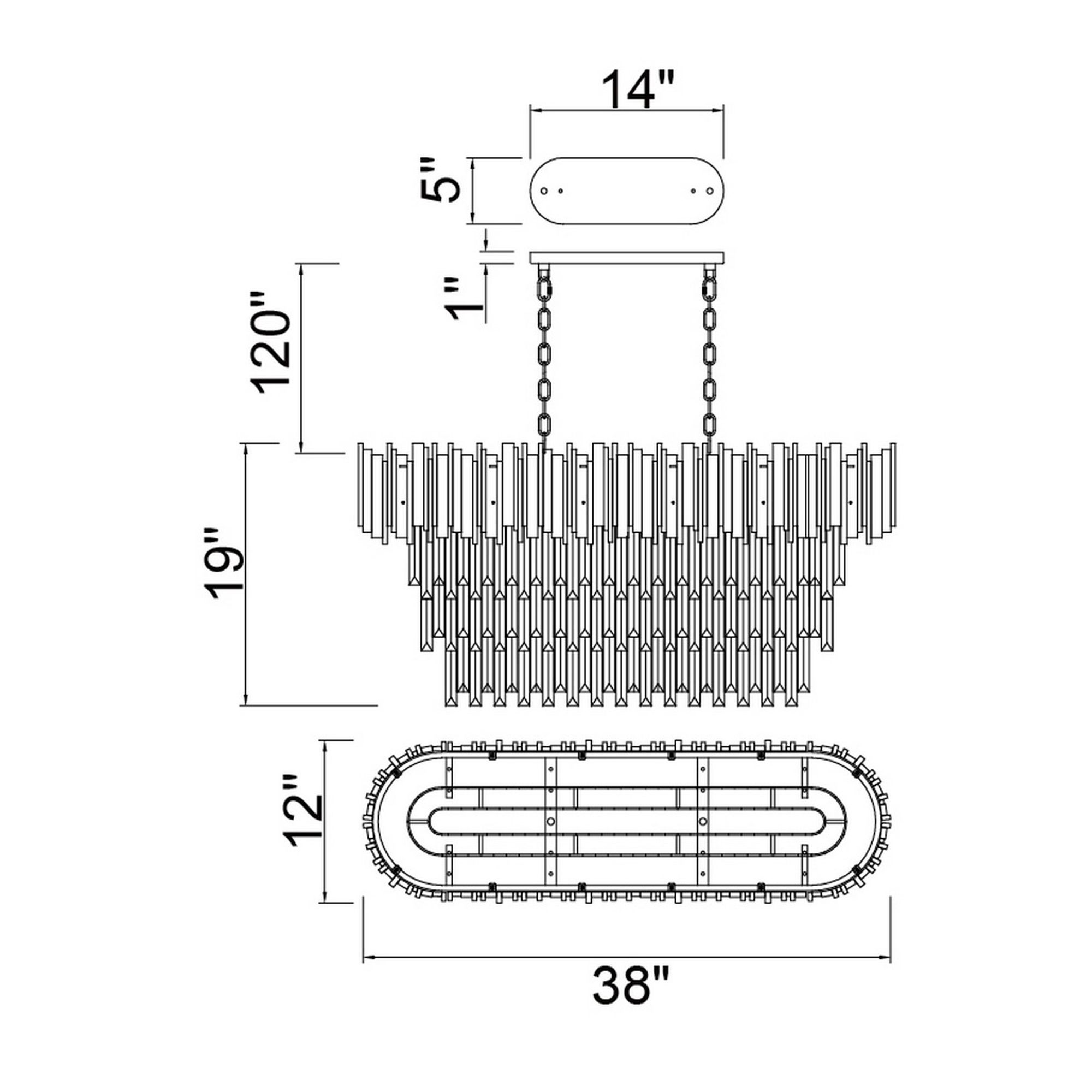 Image 6 Deco 9 Light Pool Table Light With Medallion Gold Finish more views