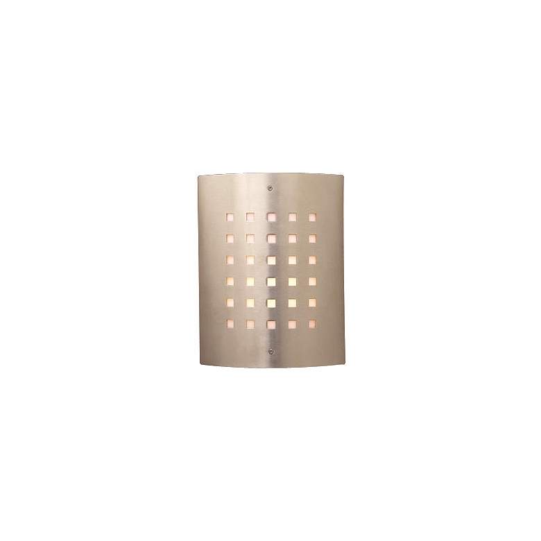 Deco Checker Pattern 11 3/4&quot; High Outdoor Wall Light