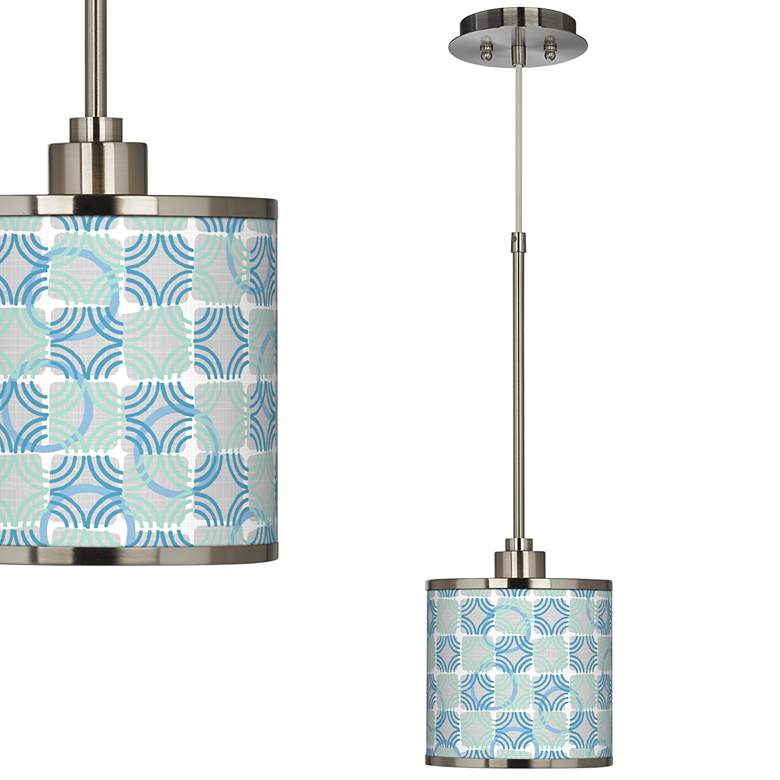 Image 1 Deco Circles Giclee Glow Mini Pendant Light
