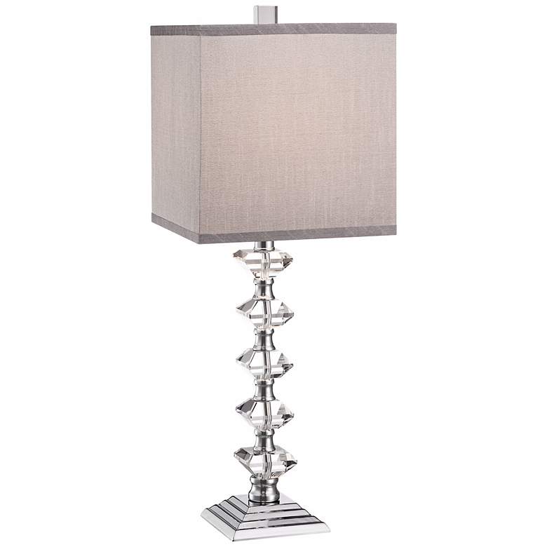 Image 3 Deco Collection Colonnade Crystal Table Lamp