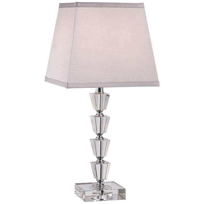Image 3 Deco Collection Moderne Crystal 18 inch High Accent Table Lamp