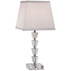 Deco Collection Moderne Crystal 18&quot; High Accent Table Lamp