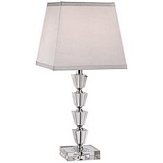 Deco Collection Moderne Crystal 18" High Accent Table Lamp