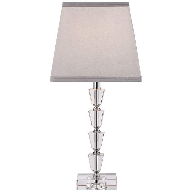 Deco Collection Moderne Crystal 18&quot; High Accent Table Lamp more views