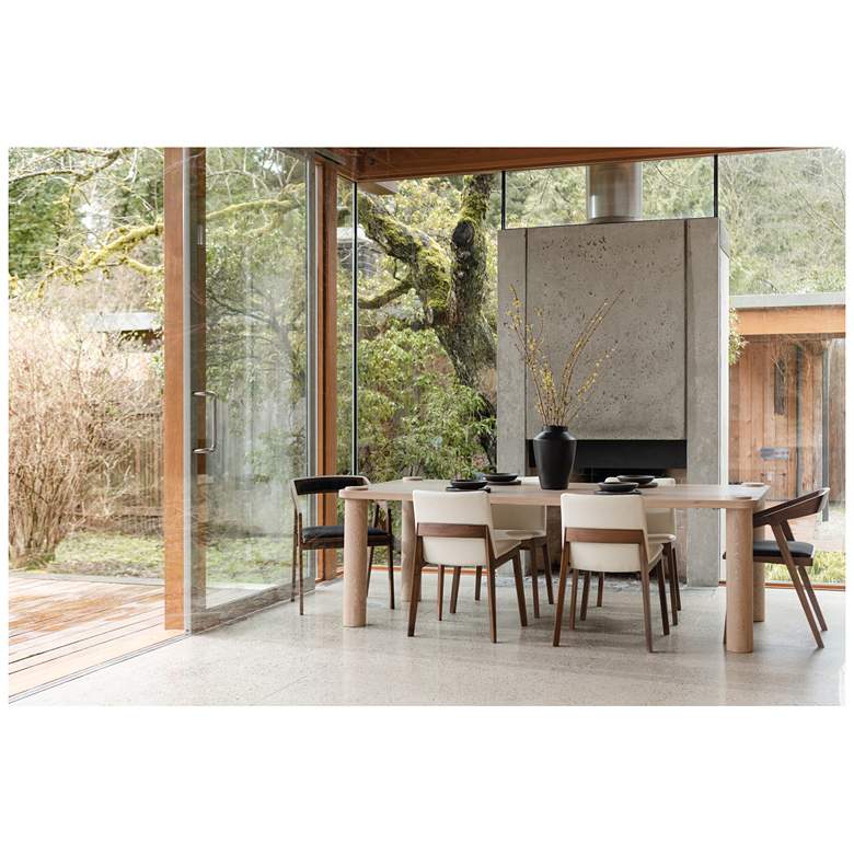 Image 3 Deco Dining Chair Cream White PVC - Set Of Two more views