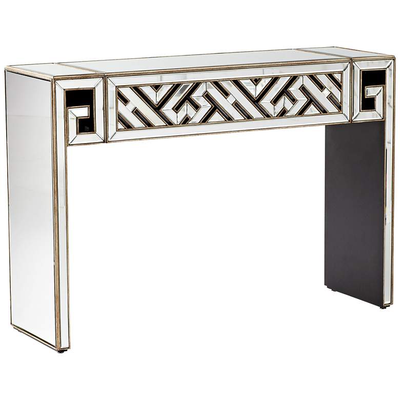 Image 1 Deco Divide Mirrored Console Table