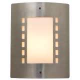 Deco Geo Pattern 11 3/4&quot; High Outdoor Wall Light