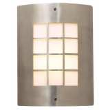 Deco Grid Pattern 11 3/4&quot; High Outdoor Wall Light