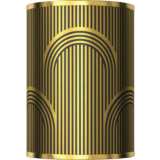 Deco Lines Gold Metallic Giclee Lamp Shade 8x8x11 (Spider)