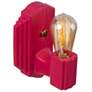 5_Deco Rectangle Sconce - Cerise - PB more views