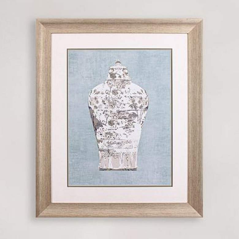 Image 2 Deco Vase I 35" High Rectangular Printed Framed Wall Art