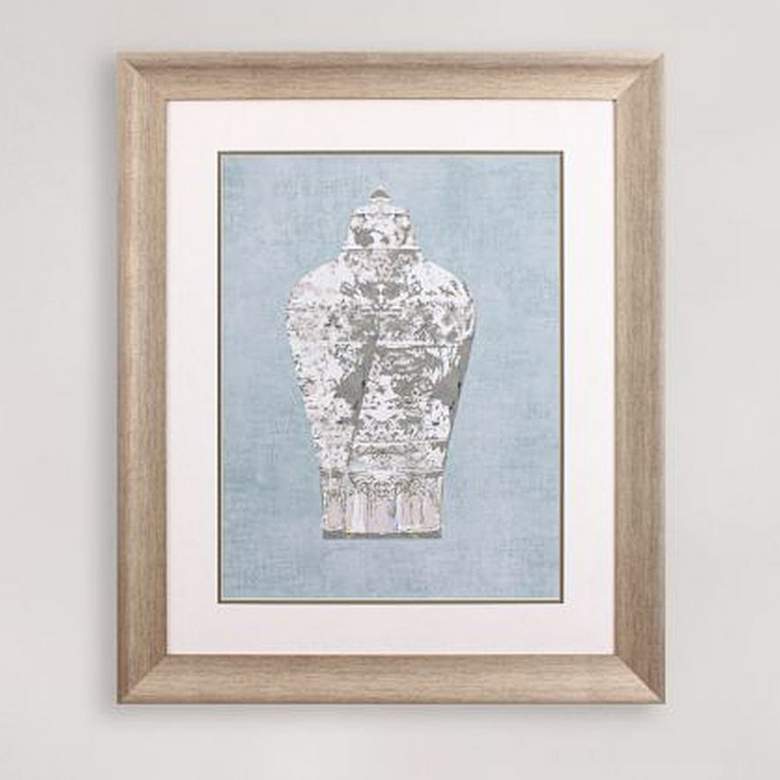Image 2 Deco Vase II 35" High Rectangular Printed Framed Wall Art