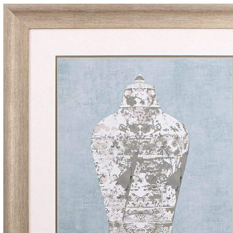 Image 4 Deco Vase II 35" High Rectangular Printed Framed Wall Art more views