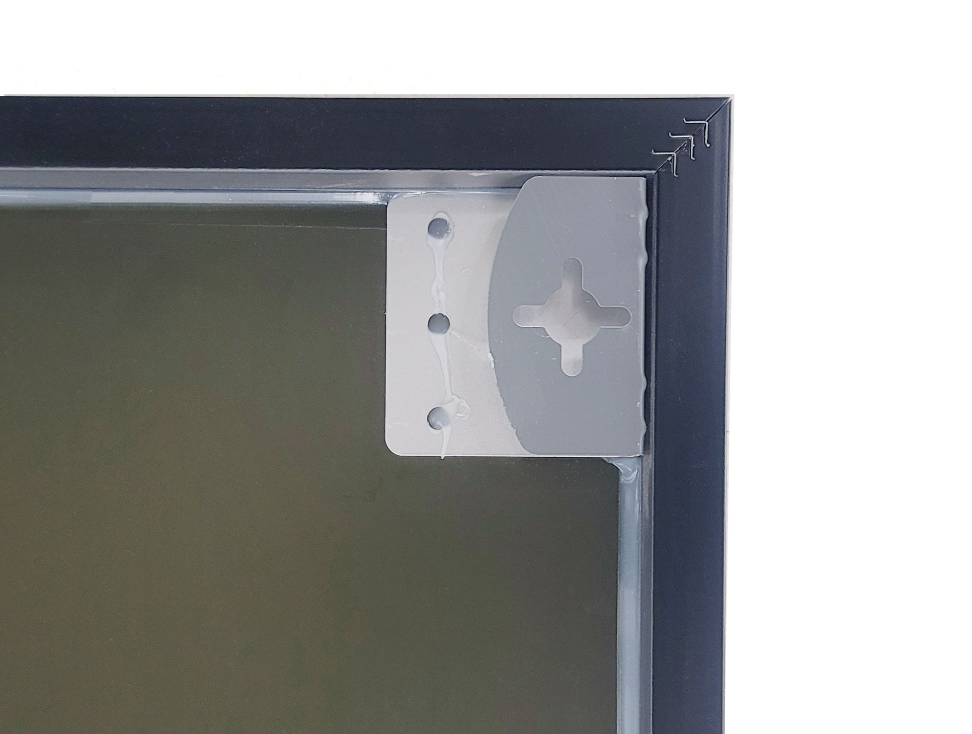 Decor Wonderland 30" x 39.5" Venta XL Black Framed  Wall Vanity M