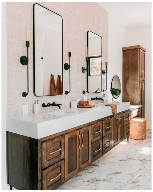 Image 5 Decor Wonderland Geneva 23.6" x 31.5" Black Framed Wall Bathroom  more views