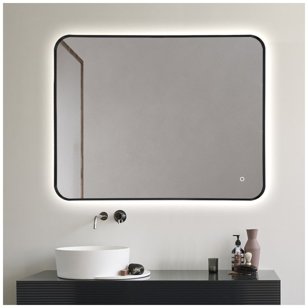 Image 3 Decor Wonderland  Omer 27.5" x 35".5" Metal Framed LED Vanit more views