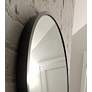 Thumbnail3 of Decor Wonderland Rita 20" x 32" Black Metal Framed Oval Bathroom more views