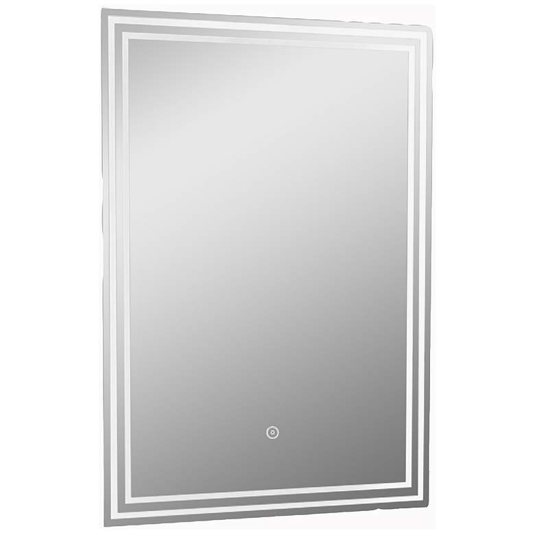 Image 1 Decor Wonderland Trip 23.6" x 39.5" Etched LED ON/OFF Vanity Mirr