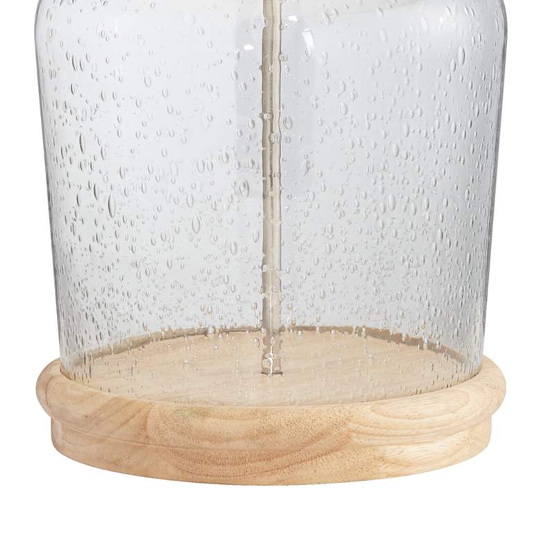 Decora Clear Glass Fillable Table Lamp more views