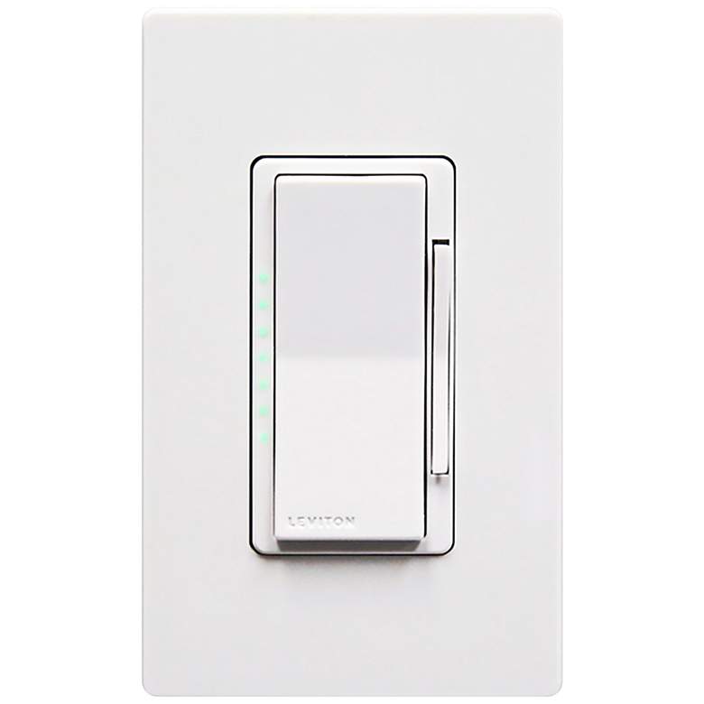 Image 1 Decora White CFL/LED/Incandescent Single Pole Digital Dimmer