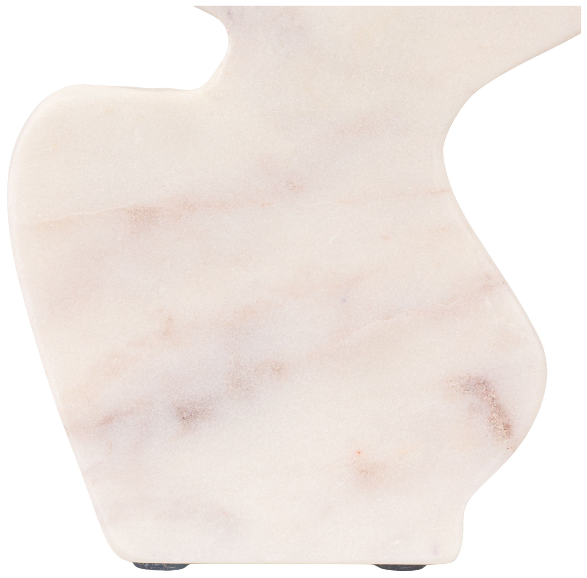 Image 4 Decorative Abstract Marble Sculptures, Set of 2 Styles, White more views