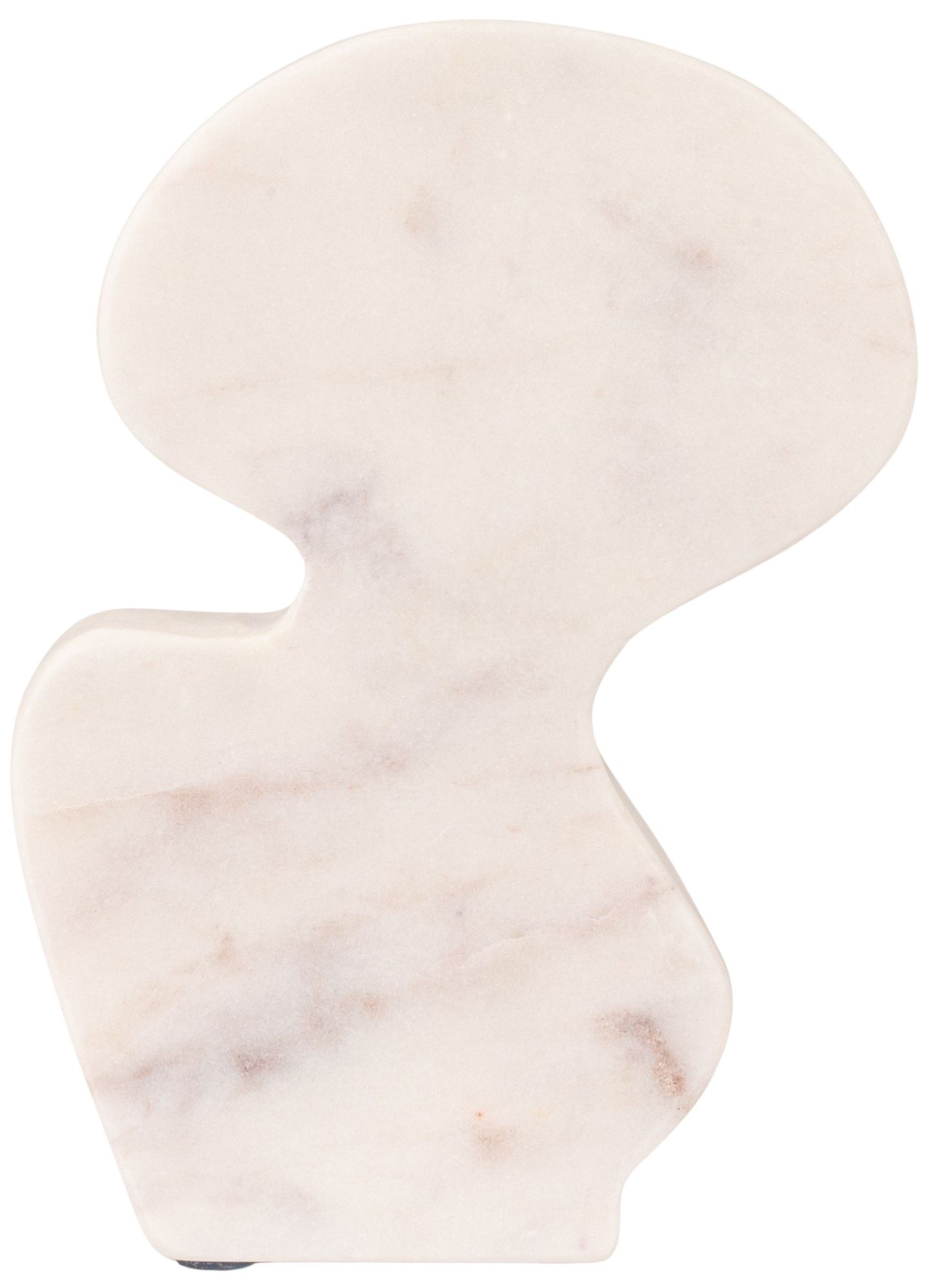 Image 5 Decorative Abstract Marble Sculptures, Set of 2 Styles, White more views