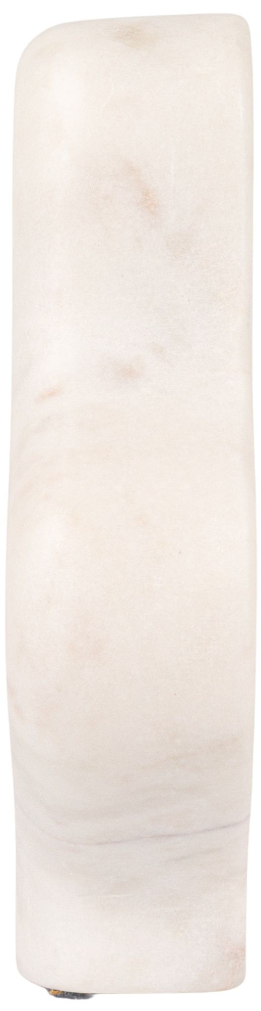 Image 6 Decorative Abstract Marble Sculptures, Set of 2 Styles, White more views