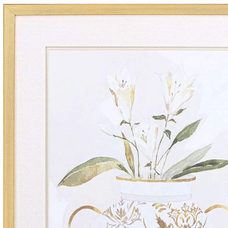 Image 4 Decorative Botanical II 32" High Printed Framed Wall Art more views