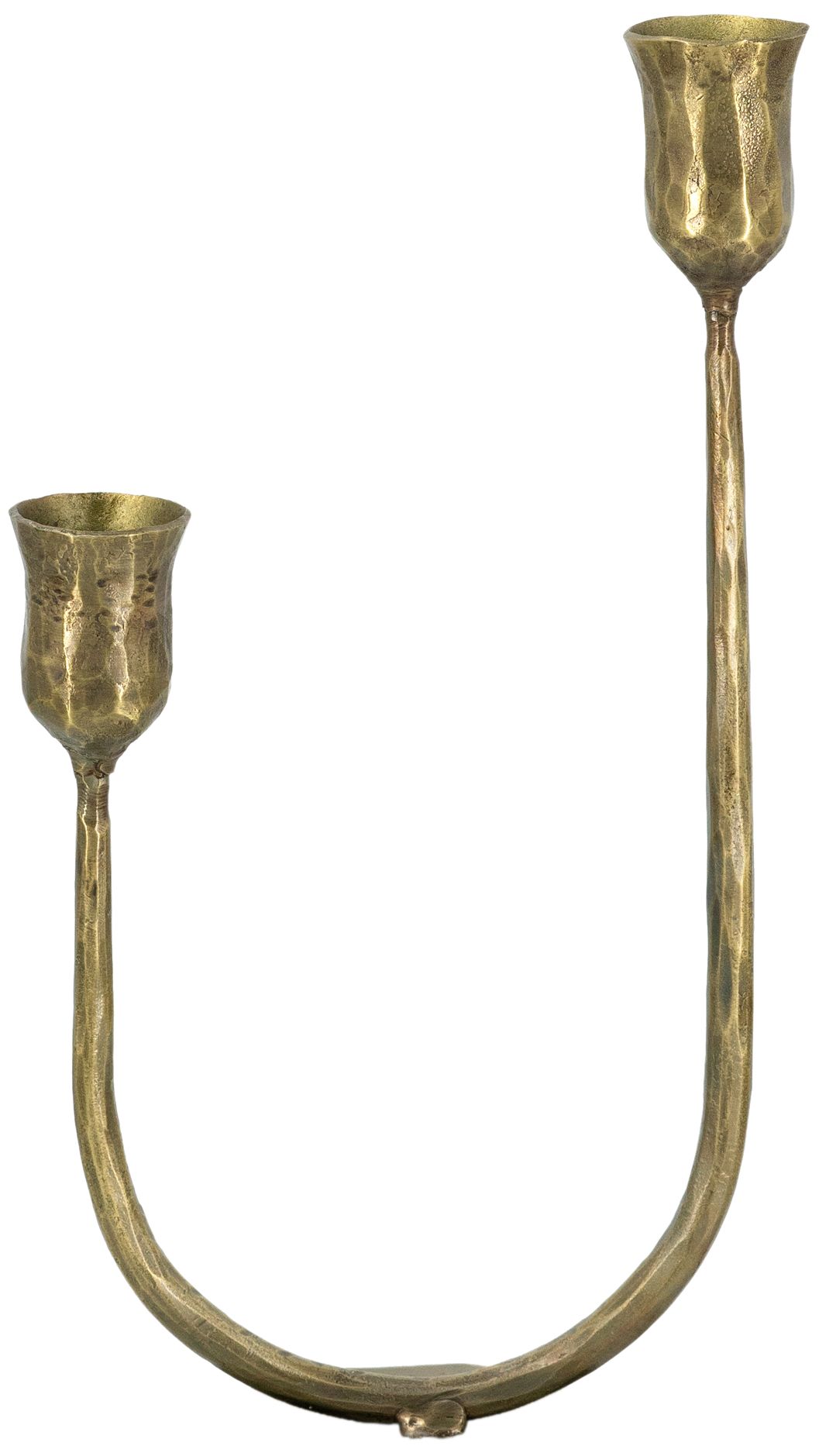 Image 2 Decorative Iron 2-Light Taper Candle Holder with Aged Bronze