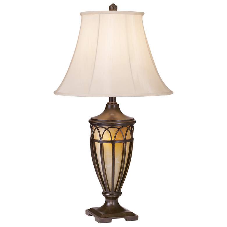 Image 1 Decorative Iron Villa Style Night Light Table Lamp