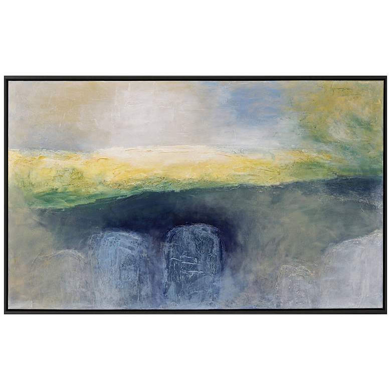 Image 1 Deep Blue Horizon 62"W x 38"H Canvas