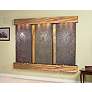 Deep Creek Falls 69"H Rustic Slate Fountain w/ Square Edges