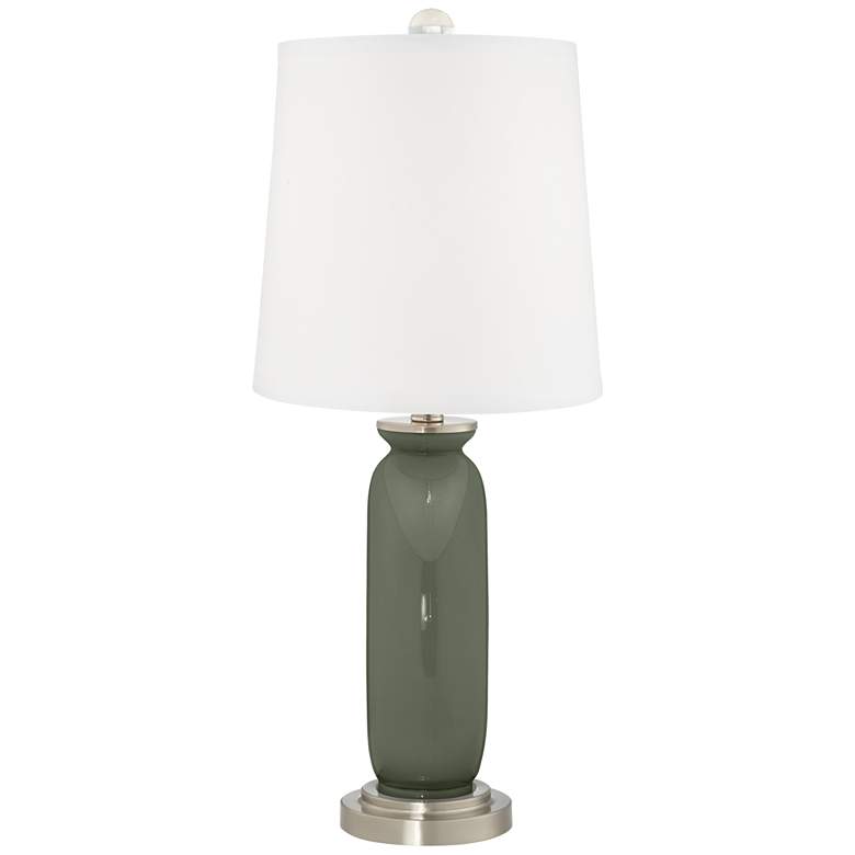 Image 4 Deep Lichen Green Carrie Table Lamp Set of 2 with Dimmers more views