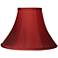 Deep Red Bell Lamp Shade 5x12x8.5 (Spider)