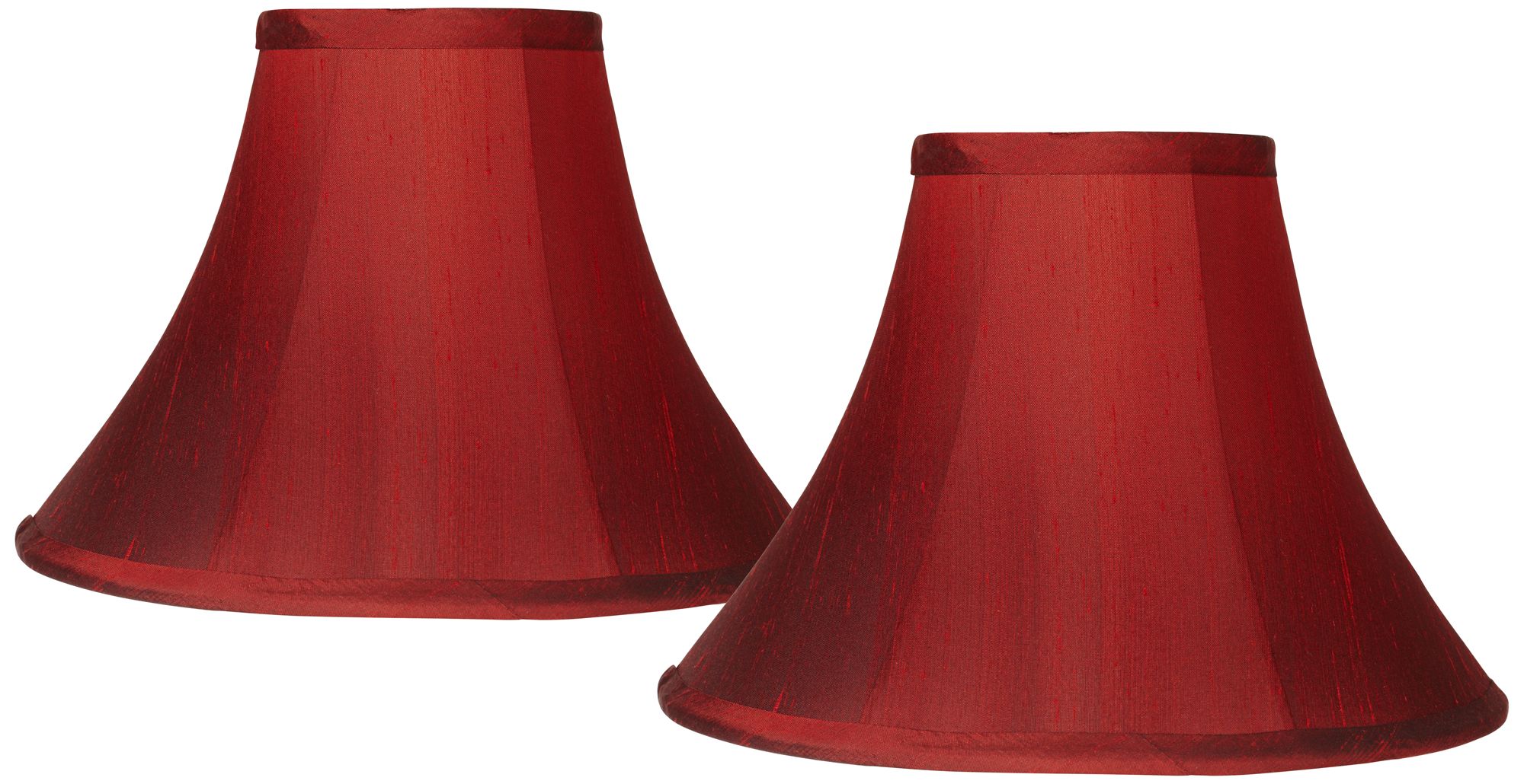 small red lampshades