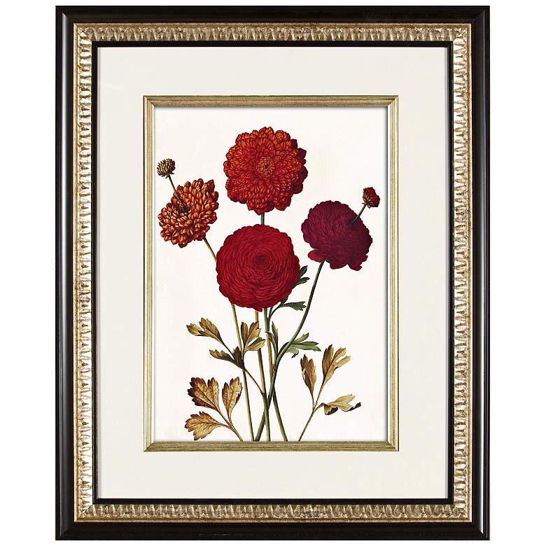 Image 1 Deep Red II 21 inch High Floral Wall Art