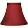 Deep Red Small Bell Lamp Shade 3x6x5 (Clip-On)
