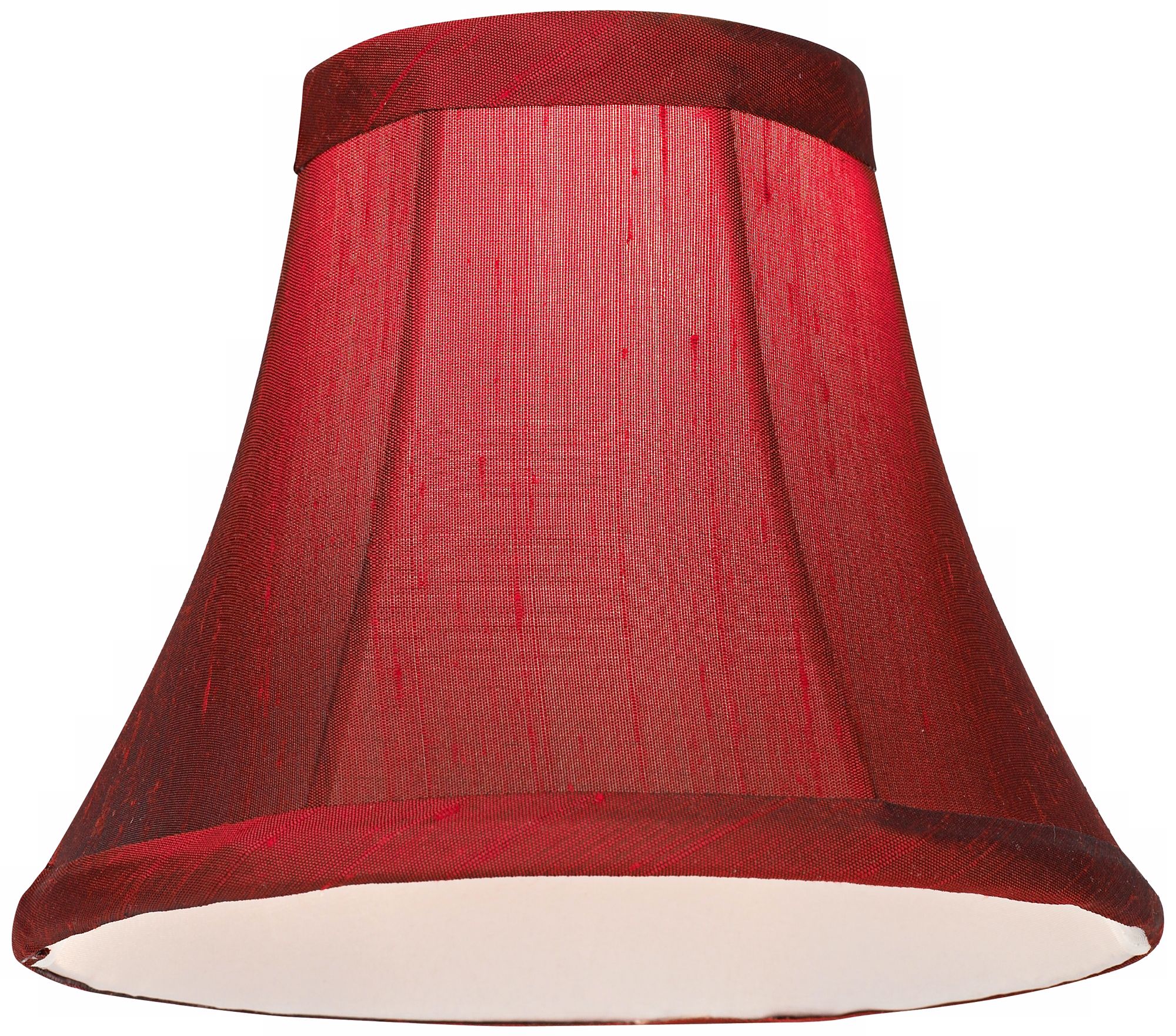 Deep Red Small Bell Lamp Shade 3x6x5 Clip On 20434 Lamps Plus   Deep Red Small Bell Lamp Shade 3x6x5 Clip On  20434views1 