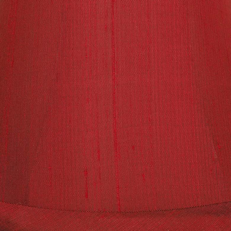 Image 5 Deep Red Small Bell Lamp Shade 3x6x5 (Clip-On) more views