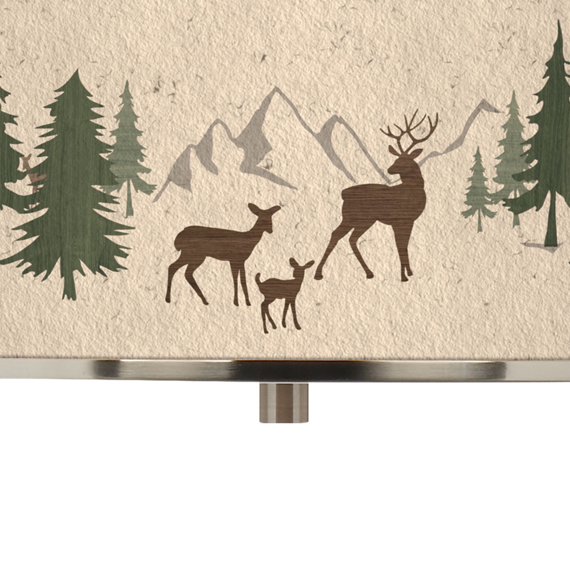 Image 2 Deer Lodge Giclee Glow 16" Wide Pendant Light more views