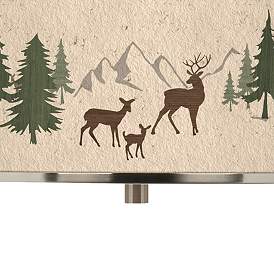 Image2 of Deer Lodge Giclee Glow 16" Wide Pendant Light more views