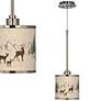 Deer Lodge Giclee Glow Mini Pendant Light