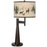 Deer Lodge Giclee Novo Table Lamp