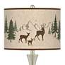 Deer Lodge Trish Brushed Nickel Touch Table Lamps Set of 2