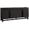 Deerly 70 3/4" Wide Cappuccino Wood 4-Door Dining Buffet