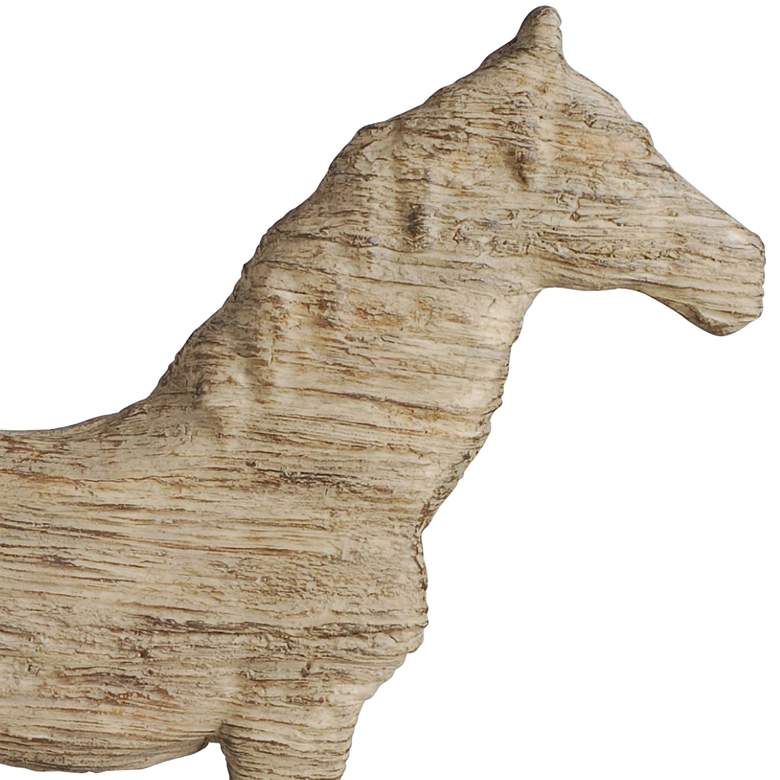 Image 2 Defiance Spirited Horse Natural 19 1/2" High Statue more views