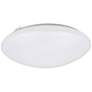 Deft 16" Wide Round White LED Ceiling Light